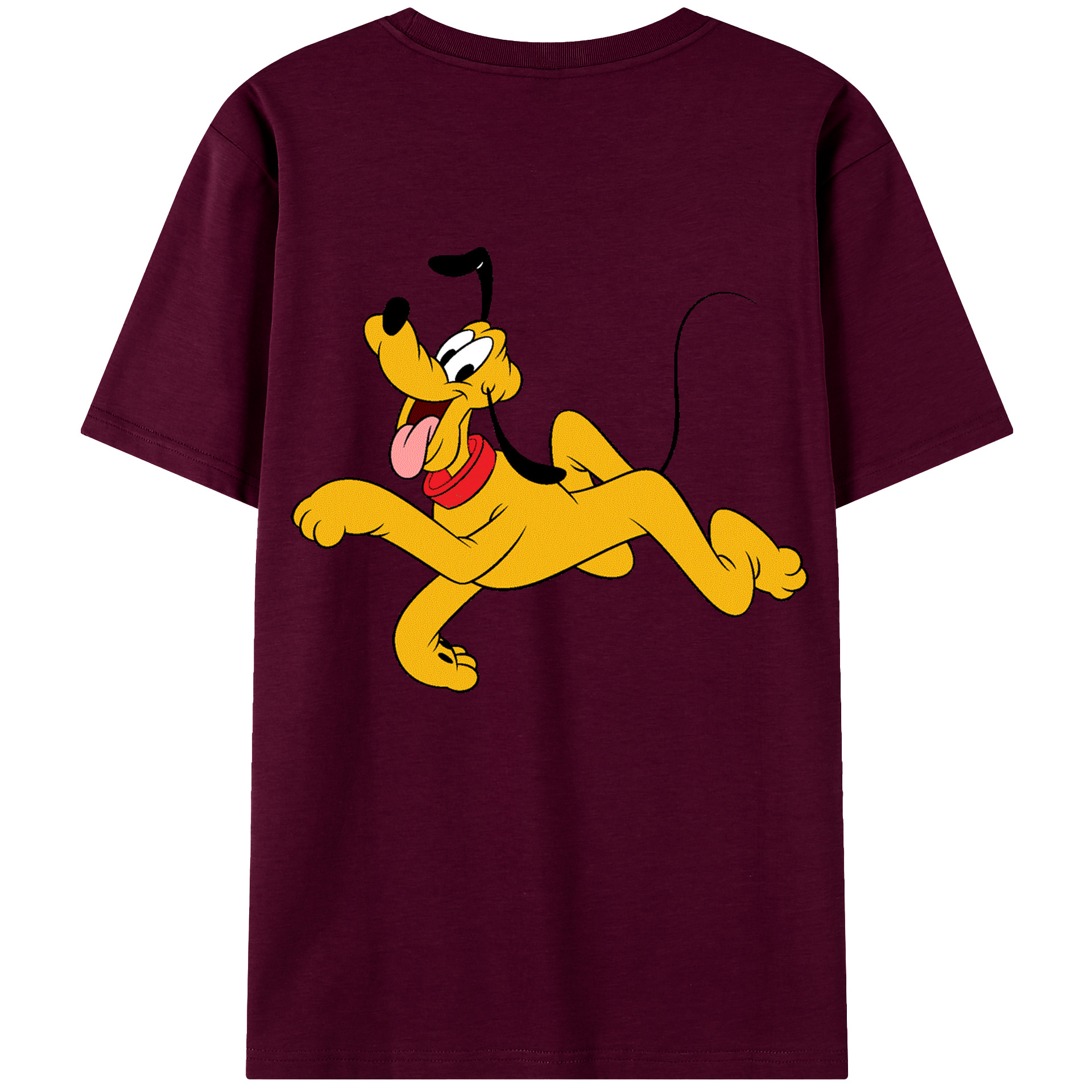 （画像用） ミッキーマウス Mickey Mouse レディース半袖Tシャツ(バックプリント)